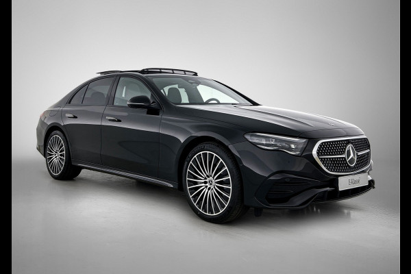Mercedes-Benz E-Klasse 300 e Business Solution AMG | Premium pakket | Winterpakket | Nightpakket | Leder pakket | USB–pakket Plus | Trekhaak | Panoramaschuifdak | 360° camera | Burmester® 4D surround sound | GUARD 360° | 20-inch multispaaks AMG velgen |