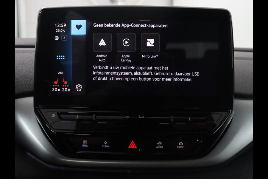 Volkswagen ID.4 Pro 77 kWh | SOH 95,4% | Adaptive cruise | Lane assist | Stuur/stoelverwarming | Climate control | Sfeerverlichting | Caplay | Park assist | 20" velgen