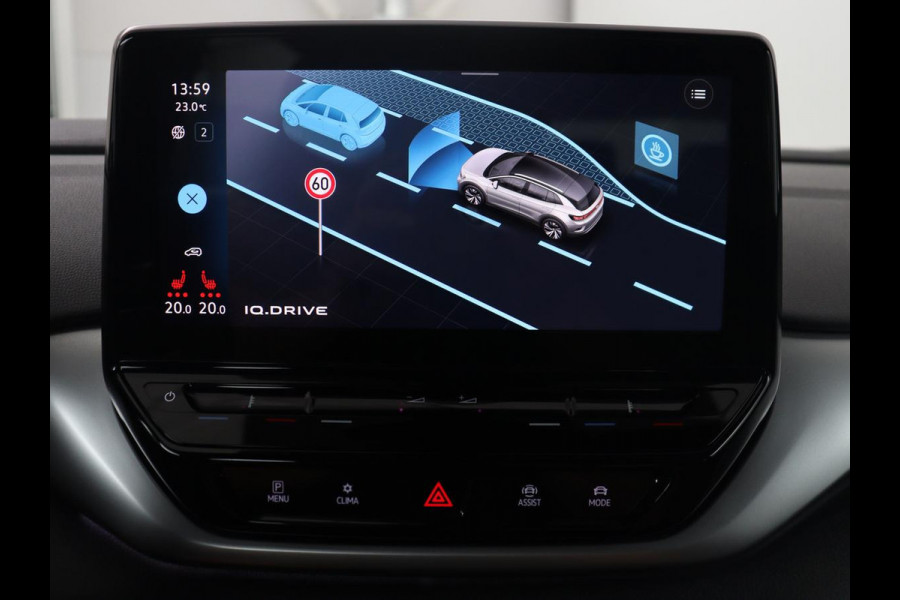 Volkswagen ID.4 Pro 77 kWh | SOH 95,4% | Adaptive cruise | Lane assist | Stuur/stoelverwarming | Climate control | Sfeerverlichting | Caplay | Park assist | 20" velgen
