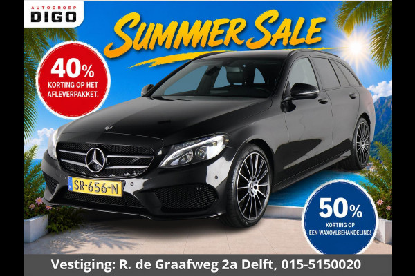 Mercedes-Benz C-Klasse Estate 180 Sport Edition *Garantie tot 05-2028! | Burmester Audio | Navigatie | Half Leder |
