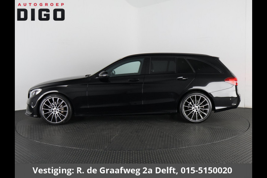Mercedes-Benz C-Klasse Estate 180 Sport Edition *Garantie tot 05-2028! | Burmester Audio | Navigatie | Half Leder |