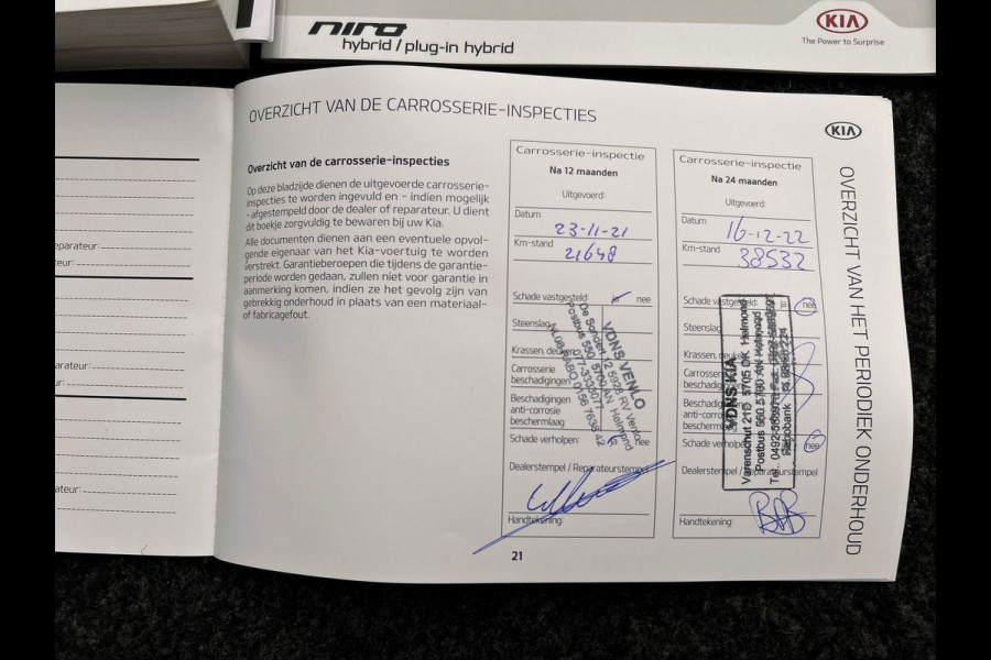 Kia Niro 1.6 GDi Hybrid DynamicLine | Origineel NL | Carplay | Camera | Adapt. Cruise/Control | Trekhaak | Dealer Onderhouden |