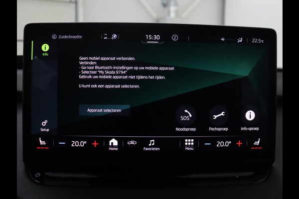 Škoda Enyaq iV 60 | SOH 90,7% | Leder | Stoelverwarming | Head-up | Climate control | Navigatie | Carplay | Sfeerverlichting | Camera | Park assist | EV