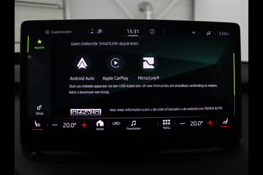 Škoda Enyaq iV 60 | SOH 90,7% | Leder | Stoelverwarming | Head-up | Climate control | Navigatie | Carplay | Sfeerverlichting | Camera | Park assist | EV
