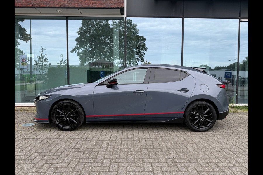Mazda 3 2.0 e-SkyActiv-X M Hybrid 180 Luxury - Aeropakket - Leder- Navi - Camera - Org.NL