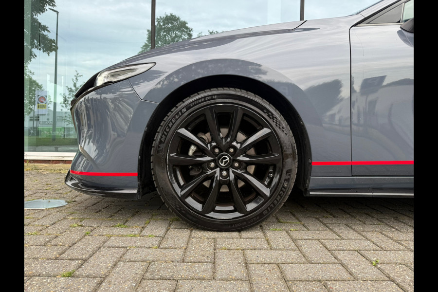 Mazda 3 2.0 e-SkyActiv-X M Hybrid 180 Luxury - Aeropakket - Leder- Navi - Camera - Org.NL