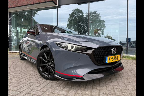 Mazda 3 2.0 e-SkyActiv-X M Hybrid 180 Luxury - Aeropakket - Leder- Navi - Camera - Org.NL