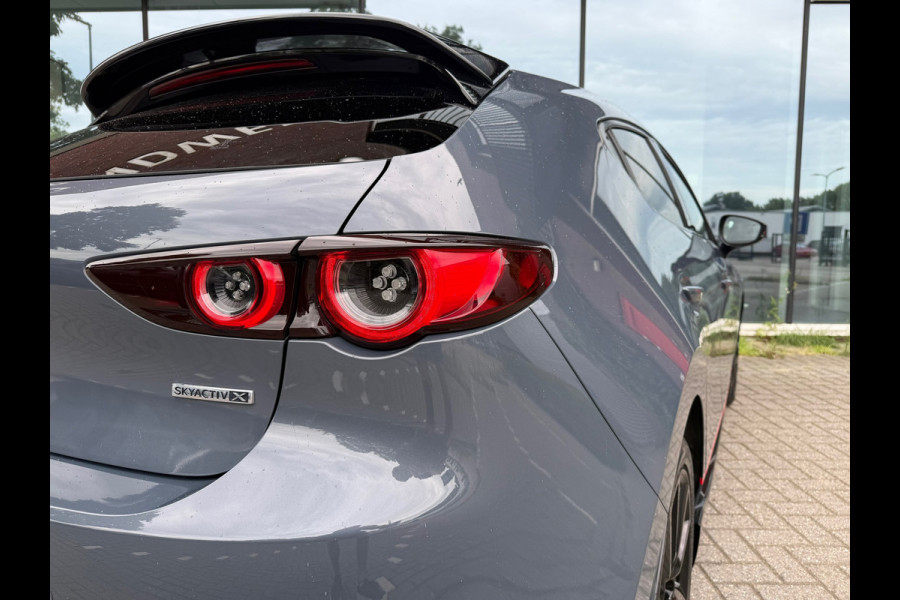 Mazda 3 2.0 e-SkyActiv-X M Hybrid 180 Luxury - Aeropakket - Leder- Navi - Camera - Org.NL