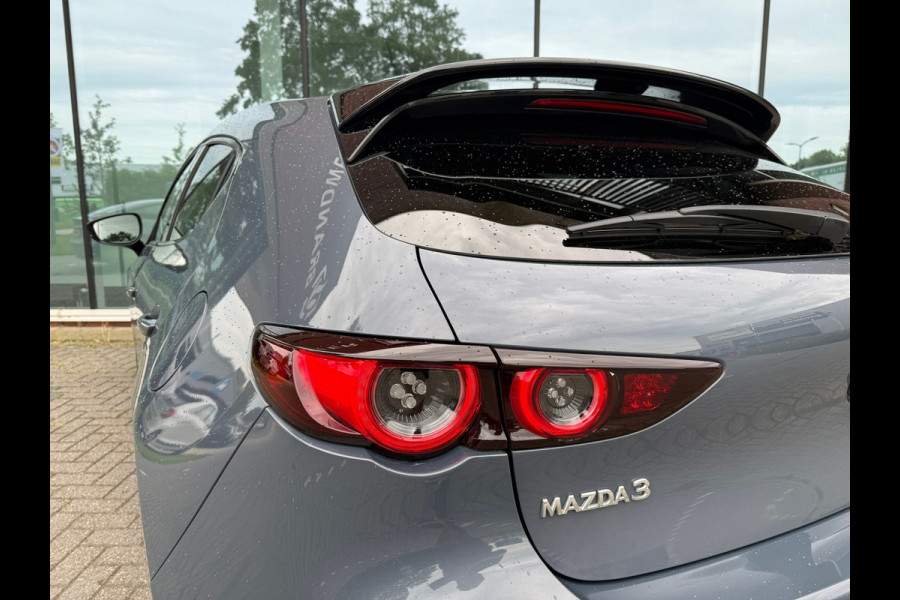 Mazda 3 2.0 e-SkyActiv-X M Hybrid 180 Luxury - Aeropakket - Leder- Navi - Camera - Org.NL