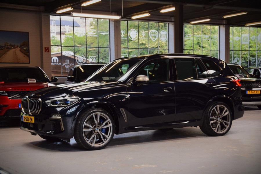 BMW X5 M50i V8 High Executive Navi|Leder|Dealer onderhouden|Massage|Swarovski|Sky-Lounge|531pk!!|ACC|Org.NL