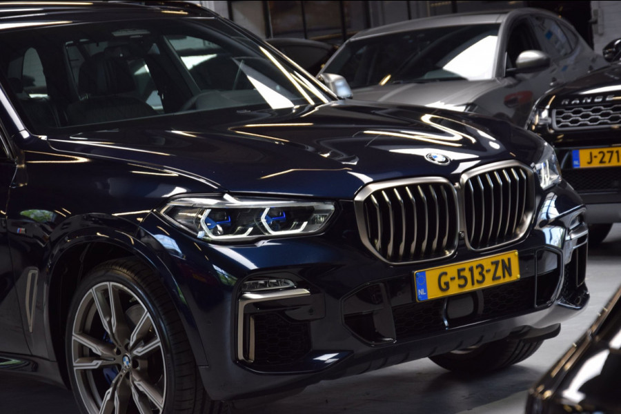 BMW X5 M50i V8 High Executive Navi|Leder|Dealer onderhouden|Massage|Swarovski|Sky-Lounge|531pk!!|ACC|Org.NL