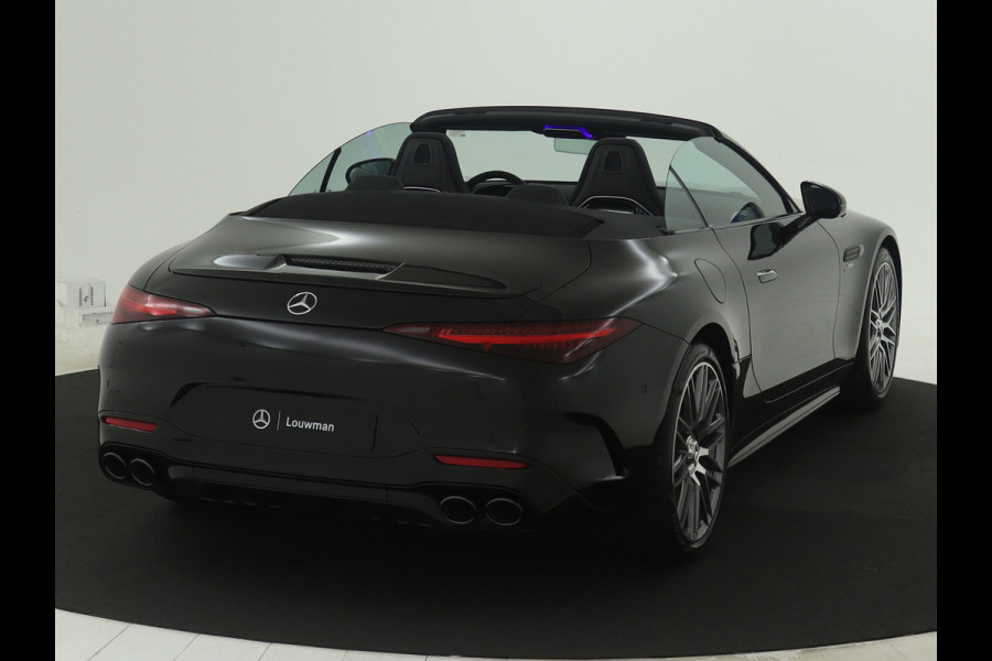 Mercedes-Benz SL-Klasse Roadster AMG 43 381 pk | AMG DYNAMIC PLUS pakket | AMG Nightpakket | 21" AMG-velgen, zilver | Performance sportstoelen | Rijassistentiepakket Plus | Burmester Sound systeem | 360° camera |