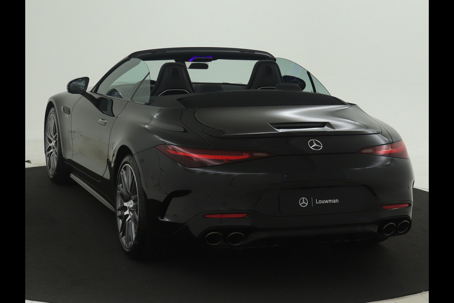 Mercedes-Benz SL-Klasse Roadster AMG 43 381 pk | AMG DYNAMIC PLUS pakket | AMG Nightpakket | 21" AMG-velgen, zilver | Performance sportstoelen | Rijassistentiepakket Plus | Burmester Sound systeem | 360° camera |