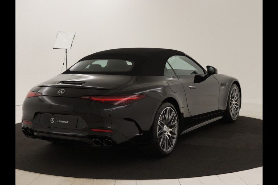 Mercedes-Benz SL-Klasse Roadster AMG 43 381 pk | AMG DYNAMIC PLUS pakket | AMG Nightpakket | 21" AMG-velgen, zilver | Performance sportstoelen | Rijassistentiepakket Plus | Burmester Sound systeem | 360° camera |