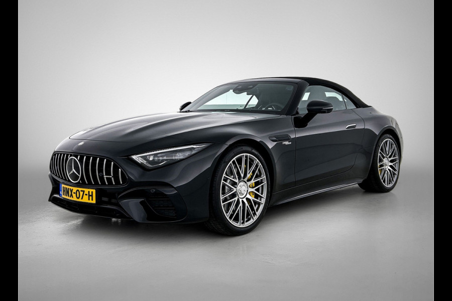 Mercedes-Benz SL-Klasse Roadster AMG 43 381 pk | AMG DYNAMIC PLUS pakket | AMG Nightpakket | 21" AMG-velgen, zilver | Performance sportstoelen | Rijassistentiepakket Plus | Burmester Sound systeem | 360° camera |