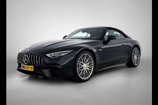 Mercedes-Benz SL-Klasse Roadster AMG 43 381 pk | AMG DYNAMIC PLUS pakket | AMG Nightpakket | 21" AMG-velgen, zilver | Performance sportstoelen | Rijassistentiepakket Plus | Burmester Sound systeem | 360° camera |