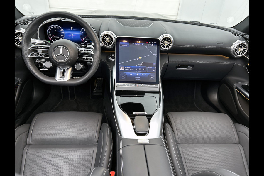 Mercedes-Benz SL-Klasse Roadster AMG 43 381 pk | AMG DYNAMIC PLUS pakket | AMG Nightpakket | 21" AMG-velgen, zilver | Performance sportstoelen | Rijassistentiepakket Plus | Burmester Sound systeem | 360° camera |