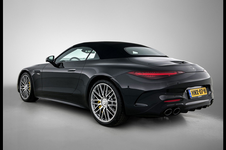 Mercedes-Benz SL-Klasse Roadster AMG 43 381 pk | AMG DYNAMIC PLUS pakket | AMG Nightpakket | 21" AMG-velgen, zilver | Performance sportstoelen | Rijassistentiepakket Plus | Burmester Sound systeem | 360° camera |