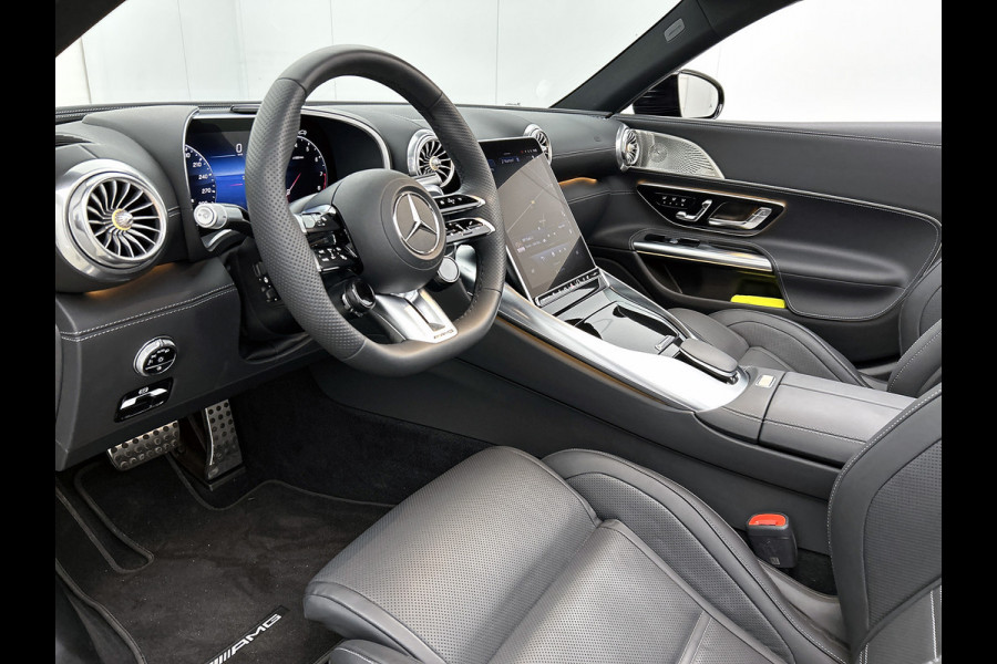 Mercedes-Benz SL-Klasse Roadster AMG 43 381 pk | AMG DYNAMIC PLUS pakket | AMG Nightpakket | 21" AMG-velgen, zilver | Performance sportstoelen | Rijassistentiepakket Plus | Burmester Sound systeem | 360° camera |