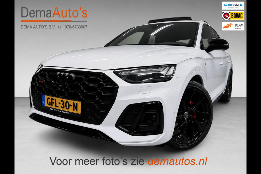 Audi Q5 55 TFSI e SQ5 367PK 3X S-LINE 21'' SOH-TEST/BLACK-LINE PANO/B&O/H-UP/LUCHTVERING/MASSAGE STOELEN/FULL-OPTION!!!