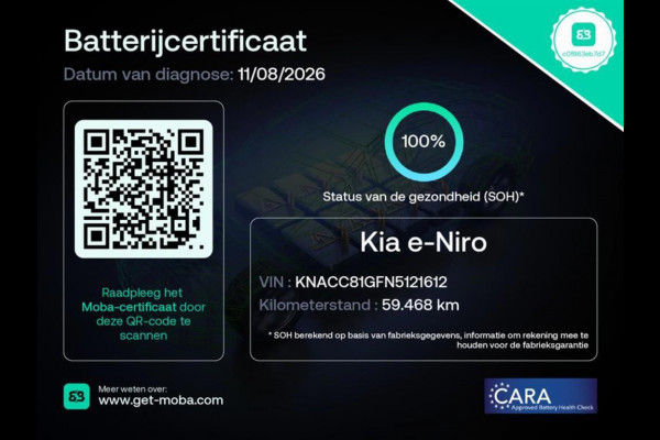 Kia e-Niro Edition 64 kWh|SOH100%|DealerOnderh|FACE 3|