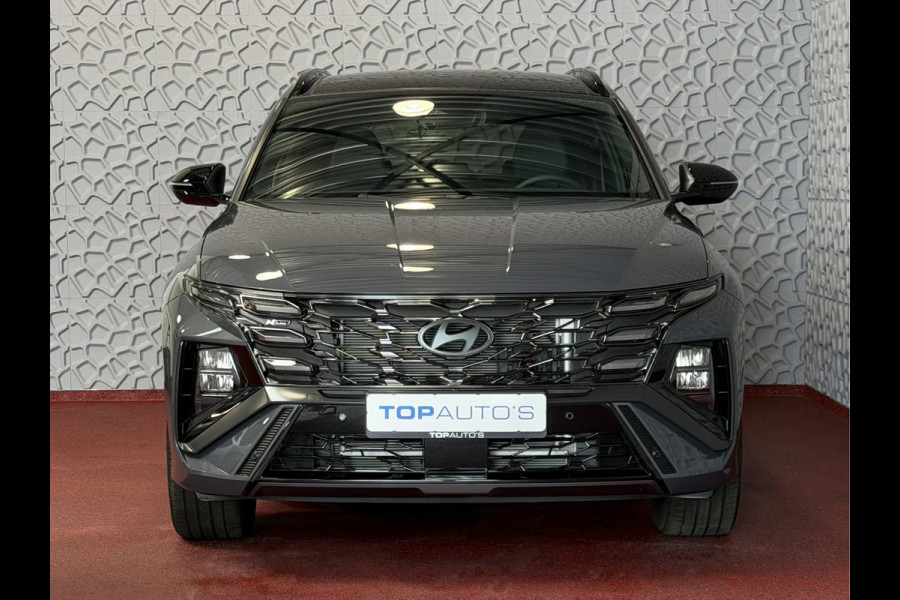 Hyundai Tucson NW AUTO 4WD 288PK N LINE + 1.6 T-GDI PHEV SKY PANO CAMERA STOELVERWARM 19" LMV ZWARTE HEMEL STUURVERW. PLUG IN HYBRIDE 4X4 AWD