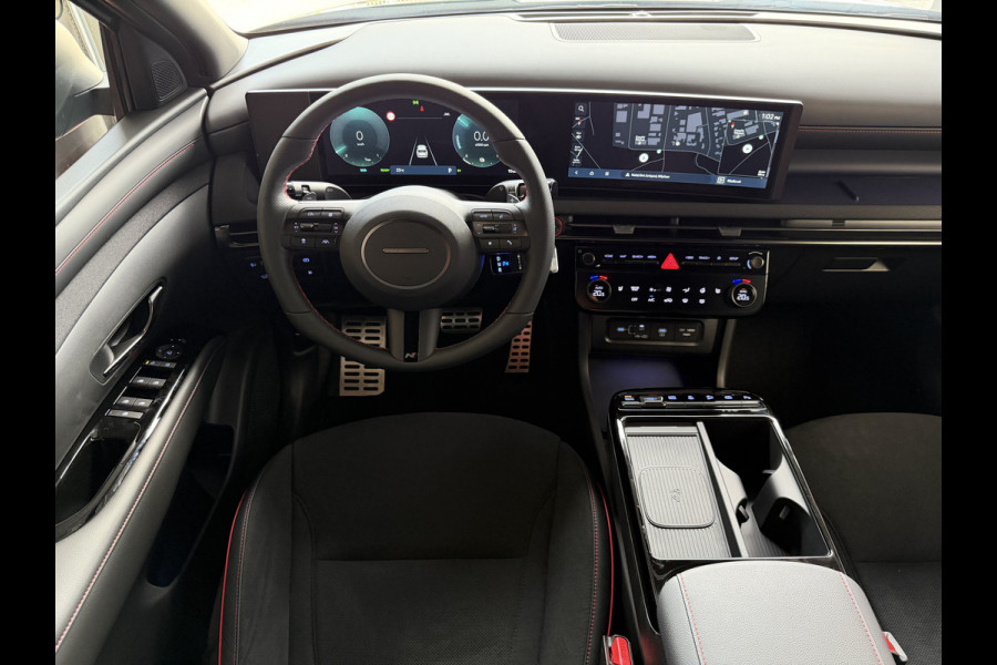 Hyundai Tucson NW AUTO 4WD 288PK N LINE + 1.6 T-GDI PHEV SKY PANO CAMERA STOELVERWARM 19" LMV ZWARTE HEMEL STUURVERW. PLUG IN HYBRIDE 4X4 AWD