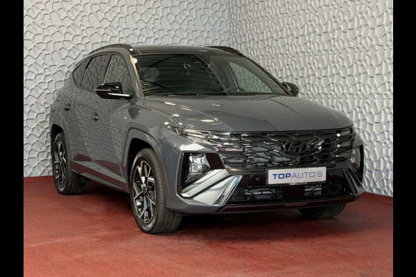 Hyundai Tucson NW AUTO 4WD 288PK N LINE + 1.6 T-GDI PHEV SKY PANO CAMERA STOELVERWARM 19" LMV ZWARTE HEMEL STUURVERW. PLUG IN HYBRIDE 4X4 AWD