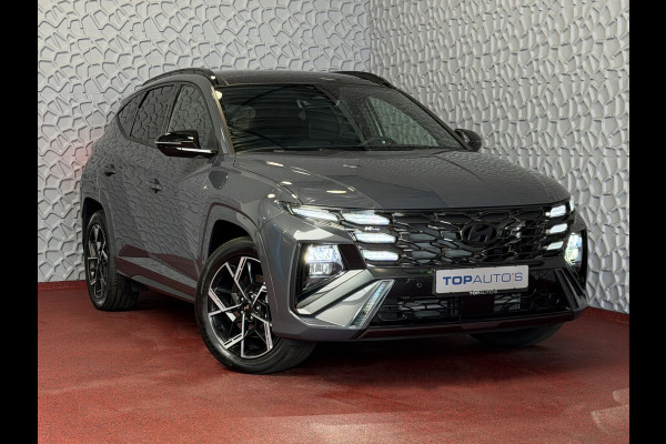 Hyundai Tucson NW AUTO 4WD 288PK N LINE + 1.6 T-GDI PHEV SKY PANO CAMERA STOELVERWARM 19" LMV ZWARTE HEMEL STUURVERW. PLUG IN HYBRIDE 4X4 AWD