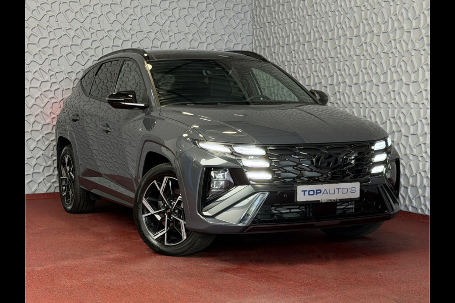 Hyundai Tucson NW AUTO 4WD 288PK N LINE + 1.6 T-GDI PHEV SKY PANO CAMERA STOELVERWARM 19" LMV ZWARTE HEMEL STUURVERW. PLUG IN HYBRIDE 4X4 AWD