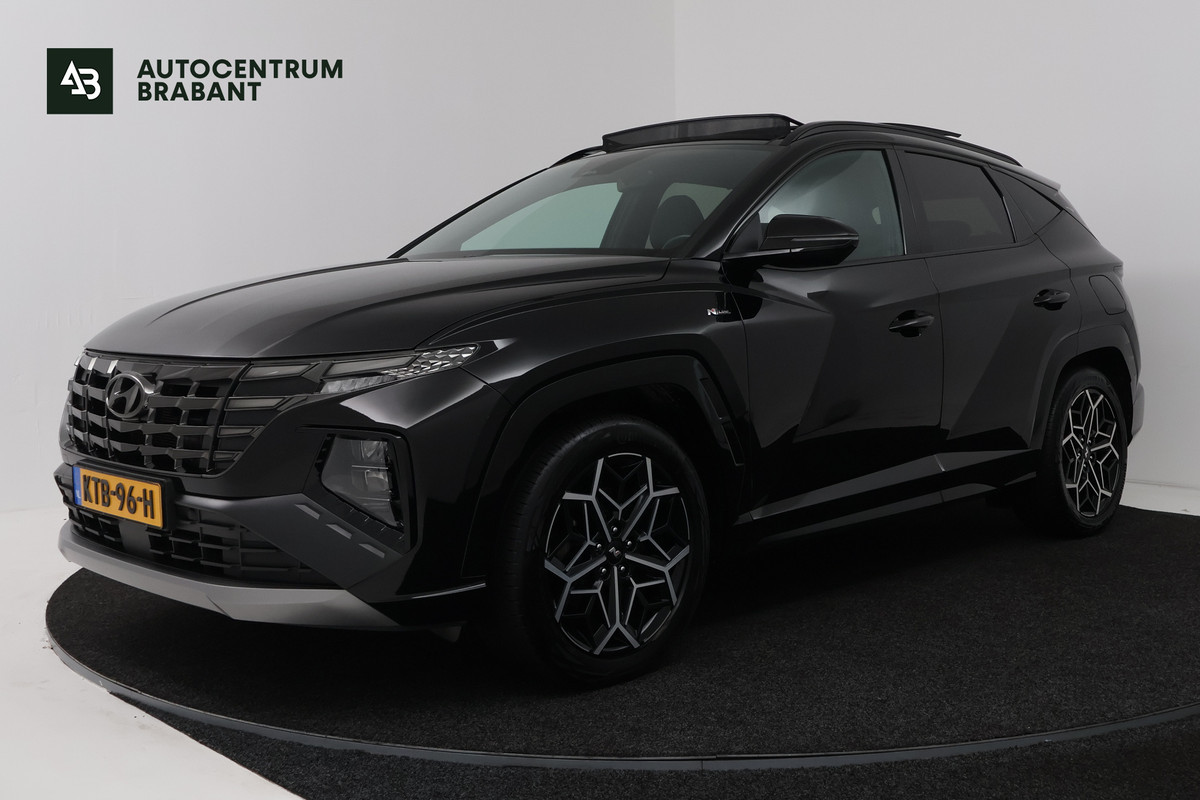 Hyundai Tucson 1.6 T-GDI PHEV Premium Sky 4WD N-Line, (PANORAMADAK, TREKHAAK AFNEEMBAAR, STOEL-/STUUVERWARMING, DEALER ONDERHOUDEN)