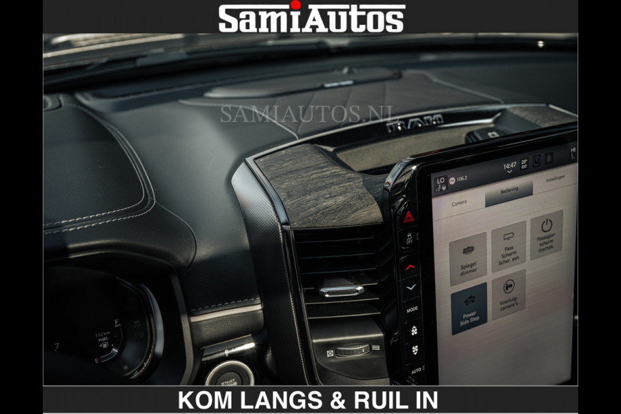 Dodge Ram LIMITED 2027 5.7 V8 HEMI | MAXIMAAL UITGERUST | NIEUWE KLEUR Forged Blue Metallic met Ebony Red interior seats | DUBBELE CABINE | 5 PERSOONS | DC | Allernieuwste Limited 2027 in nieuwe kleur Forged Blue  – volledig uitgerust met alle opties.