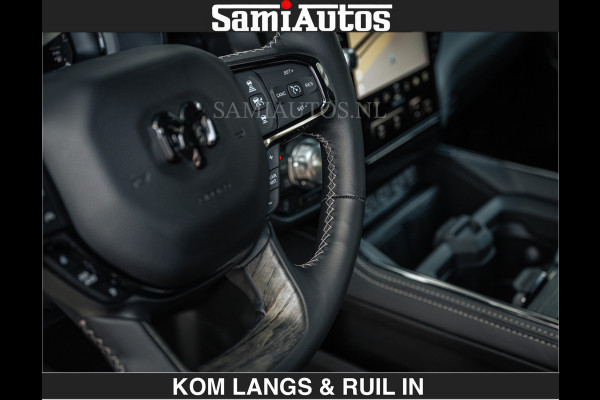 Dodge Ram LIMITED 2027 5.7 V8 HEMI | MAXIMAAL UITGERUST | NIEUWE KLEUR Forged Blue Metallic met Ebony Red interior seats | DUBBELE CABINE | 5 PERSOONS | DC | Allernieuwste Limited 2027 in nieuwe kleur Forged Blue  – volledig uitgerust met alle opties.