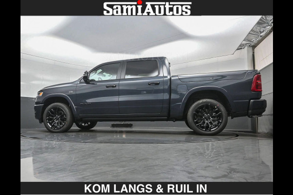 Dodge Ram LIMITED 2027 5.7 V8 HEMI | MAXIMAAL UITGERUST | NIEUWE KLEUR Forged Blue Metallic met Ebony Red interior seats | DUBBELE CABINE | 5 PERSOONS | DC | Allernieuwste Limited 2027 in nieuwe kleur Forged Blue  – volledig uitgerust met alle opties.