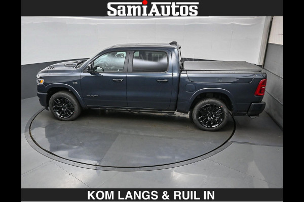 Dodge Ram LIMITED 2027 5.7 V8 HEMI | MAXIMAAL UITGERUST | NIEUWE KLEUR Forged Blue Metallic met Ebony Red interior seats | DUBBELE CABINE | 5 PERSOONS | DC | Allernieuwste Limited 2027 in nieuwe kleur Forged Blue  – volledig uitgerust met alle opties.