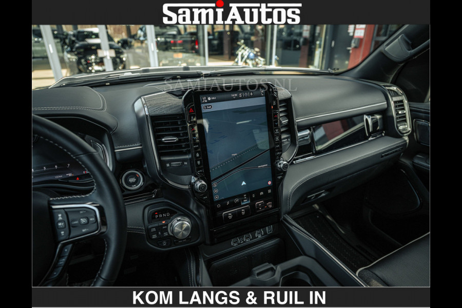 Dodge Ram LIMITED 2027 5.7 V8 HEMI | MAXIMAAL UITGERUST | NIEUWE KLEUR Forged Blue Metallic met Ebony Red interior seats | DUBBELE CABINE | 5 PERSOONS | DC | Allernieuwste Limited 2027 in nieuwe kleur Forged Blue  – volledig uitgerust met alle opties.