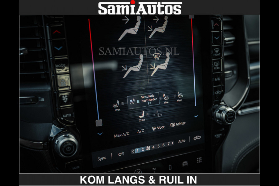 Dodge Ram LIMITED 2027 5.7 V8 HEMI | MAXIMAAL UITGERUST | NIEUWE KLEUR Forged Blue Metallic met Ebony Red interior seats | DUBBELE CABINE | 5 PERSOONS | DC | Allernieuwste Limited 2027 in nieuwe kleur Forged Blue  – volledig uitgerust met alle opties.