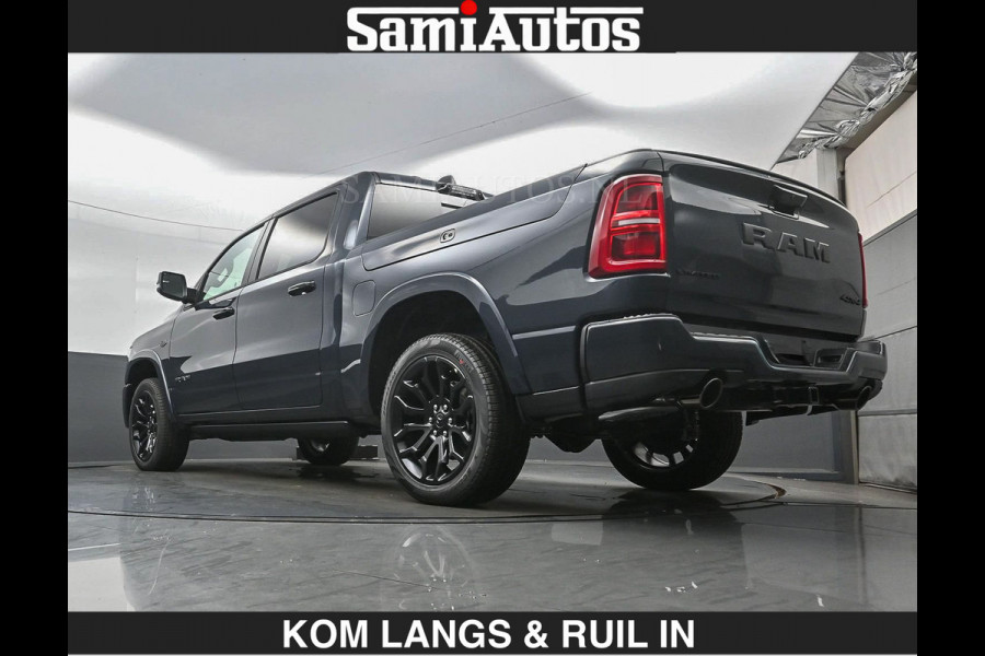 Dodge Ram LIMITED 2027 5.7 V8 HEMI | MAXIMAAL UITGERUST | NIEUWE KLEUR Forged Blue Metallic met Ebony Red interior seats | DUBBELE CABINE | 5 PERSOONS | DC | Allernieuwste Limited 2027 in nieuwe kleur Forged Blue  – volledig uitgerust met alle opties.
