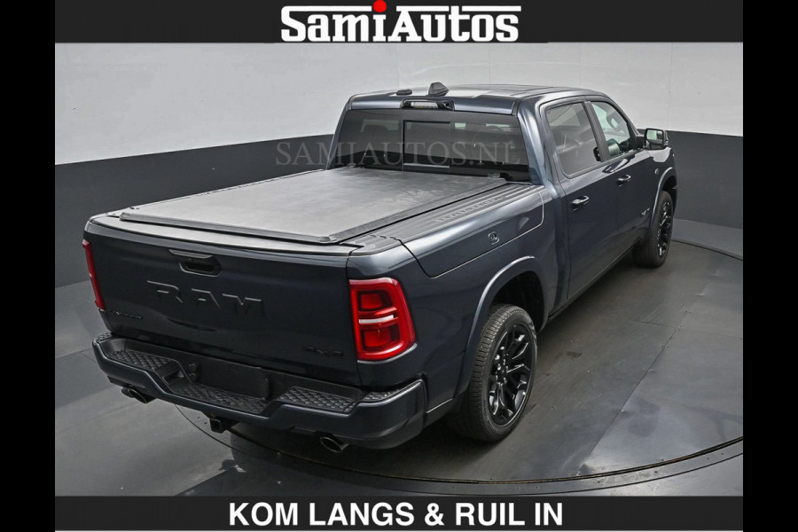 Dodge Ram LIMITED 2027 5.7 V8 HEMI | MAXIMAAL UITGERUST | NIEUWE KLEUR Forged Blue Metallic met Ebony Red interior seats | DUBBELE CABINE | 5 PERSOONS | DC | Allernieuwste Limited 2027 in nieuwe kleur Forged Blue  – volledig uitgerust met alle opties.