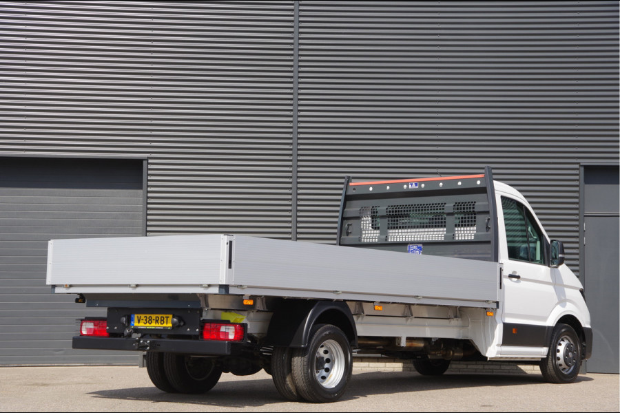 Volkswagen Crafter 2.0 TDI L4 DUBBELLUCHT, OPEN LAADBAK N1! 3.5T TREKHAAK, 165PK AUT. NIEUW! CARPLAY, CRUISE, AIRCO, DAB, OPENLAADBAK, PICKUP, PICK