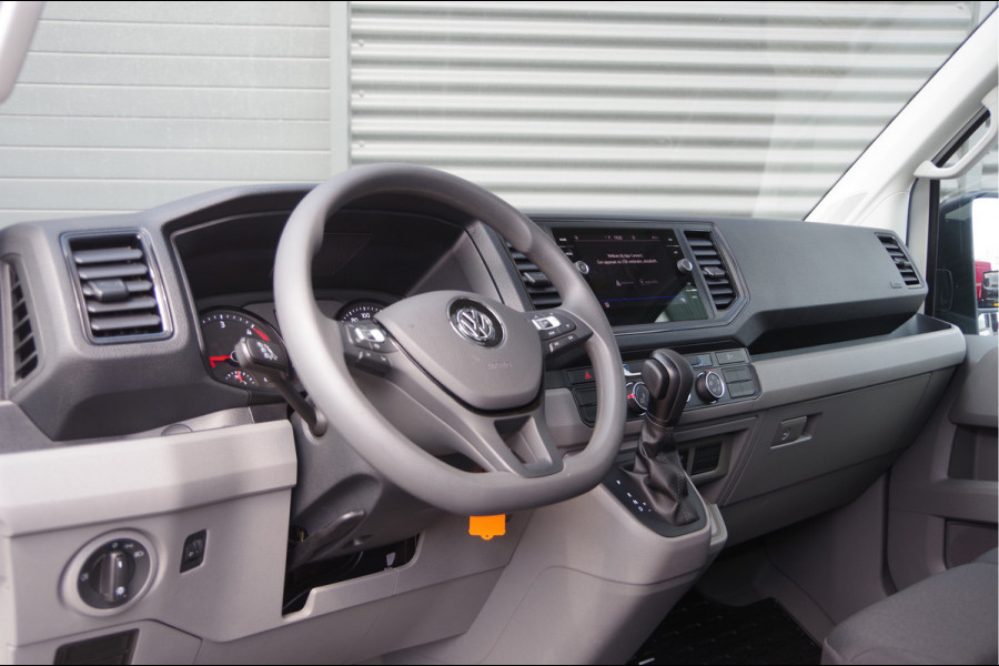Volkswagen Crafter 2.0 TDI L4 DUBBELLUCHT, OPEN LAADBAK N1! 3.5T TREKHAAK, 165PK AUT. NIEUW! CARPLAY, CRUISE, AIRCO, DAB, OPENLAADBAK, PICKUP, PICK