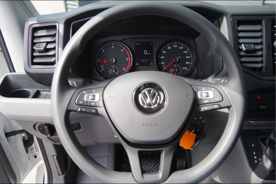 Volkswagen Crafter 2.0 TDI L4 DUBBELLUCHT, OPEN LAADBAK N1! 3.5T TREKHAAK, 165PK AUT. NIEUW! CARPLAY, CRUISE, AIRCO, DAB, OPENLAADBAK, PICKUP, PICK