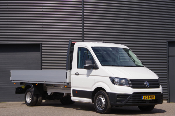 Volkswagen Crafter 2.0 TDI L4 DUBBELLUCHT, OPEN LAADBAK N1! 3.5T TREKHAAK, 165PK AUT. NIEUW! CARPLAY, CRUISE, AIRCO, DAB, OPENLAADBAK, PICKUP, PICK