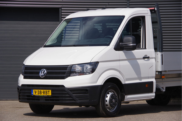 Volkswagen Crafter 2.0 TDI L4 DUBBELLUCHT, OPEN LAADBAK N1! 3.5T TREKHAAK, 165PK AUT. NIEUW! CARPLAY, CRUISE, AIRCO, DAB, OPENLAADBAK, PICKUP, PICK