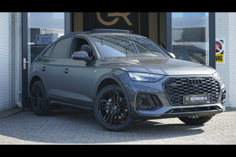 Audi Q5 Sportback 50 TFSIe 3x S-Line Black Optik AUTOMAAT|360 CAMERA|ACC|AMBIANCE|KEYLESS|MATRIX LED|PANORAMA|RS STOELEN|TREKHAAK