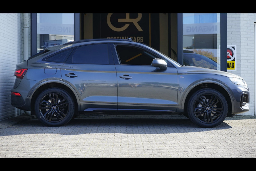 Audi Q5 Sportback 50 TFSIe 3x S-Line Black Optik AUTOMAAT|360 CAMERA|ACC|AMBIANCE|KEYLESS|MATRIX LED|PANORAMA|RS STOELEN|TREKHAAK
