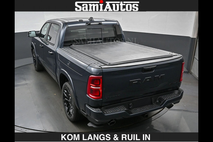 Dodge Ram LIMITED 2027 5.7 V8 HEMI | MAXIMAAL UITGERUST | NIEUWE KLEUR Forged Blue Metallic met Ebony Red interior seats | DUBBELE CABINE | 5 PERSOONS | DC | Allernieuwste Limited 2027 in nieuwe kleur Forged Blue  – volledig uitgerust met alle opties.