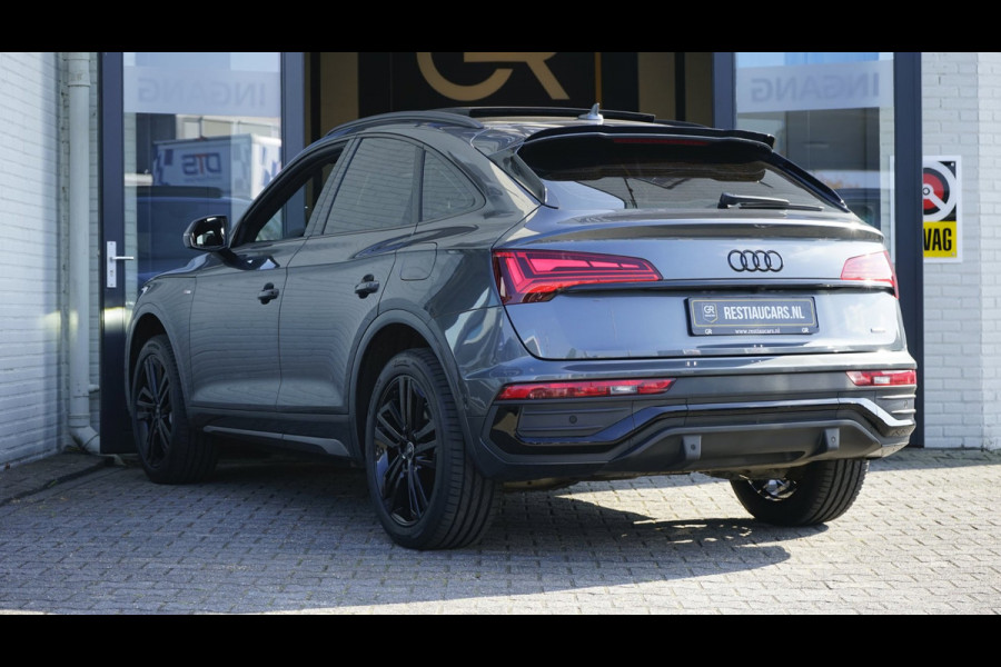 Audi Q5 Sportback 50 TFSIe 3x S-Line Black Optik AUTOMAAT|360 CAMERA|ACC|AMBIANCE|KEYLESS|MATRIX LED|PANORAMA|RS STOELEN|TREKHAAK