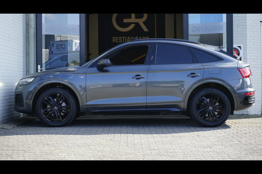 Audi Q5 Sportback 50 TFSIe 3x S-Line Black Optik AUTOMAAT|360 CAMERA|ACC|AMBIANCE|KEYLESS|MATRIX LED|PANORAMA|RS STOELEN|TREKHAAK
