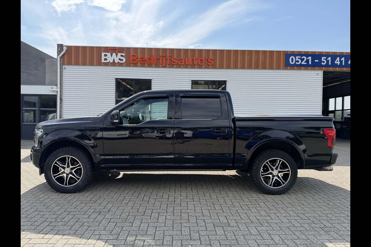 Ford USA F-150 3.5 V6 Ecoboost SuperCrew / Harley Davidson Platinum / vaste prijs rijklaar € 47.950 marge / geen btw / euro 6 / bedslide / uitlaatklep / trekhaak 3500 kg / lease vanaf € 782